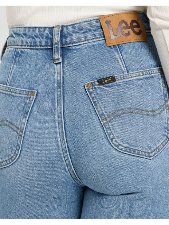 Lee Jeansy 112371098 Niebieski Regular Fit