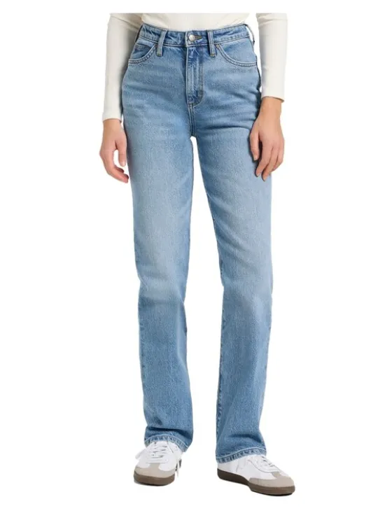 Lee Jeansy 112371098 Niebieski Regular Fit
