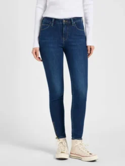 Lee Jeansy 5401139447301 Niebieski Slim Fit