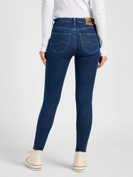 Lee Jeansy 5401139447301 Niebieski Slim Fit