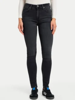 Lee Jeansy Scarlett 112355535 Czarny Skinny Fit
