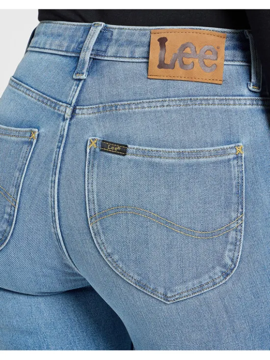 Lee Jeansy Scarlett High Niebieski Slim Fit