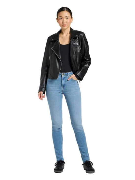 Lee Jeansy Scarlett High Niebieski Slim Fit