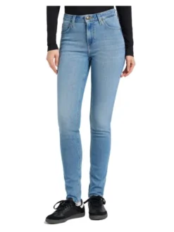 Lee Jeansy Scarlett High Niebieski Slim Fit