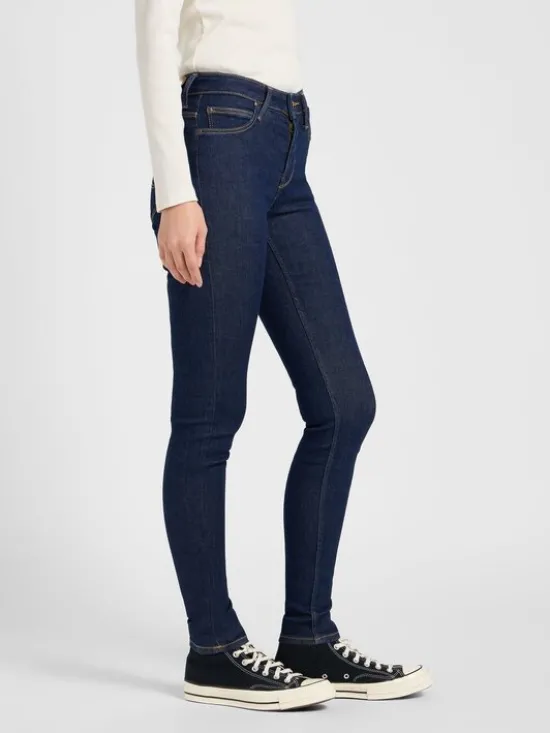 Lee Jeansy SCARLETT HIGH Niebieski Skinny Fit