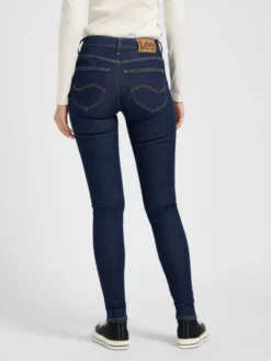 Lee Jeansy SCARLETT HIGH Niebieski Skinny Fit