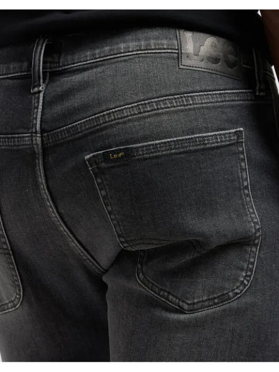 Lee Jeansy 112370585 Szary Slim Fit