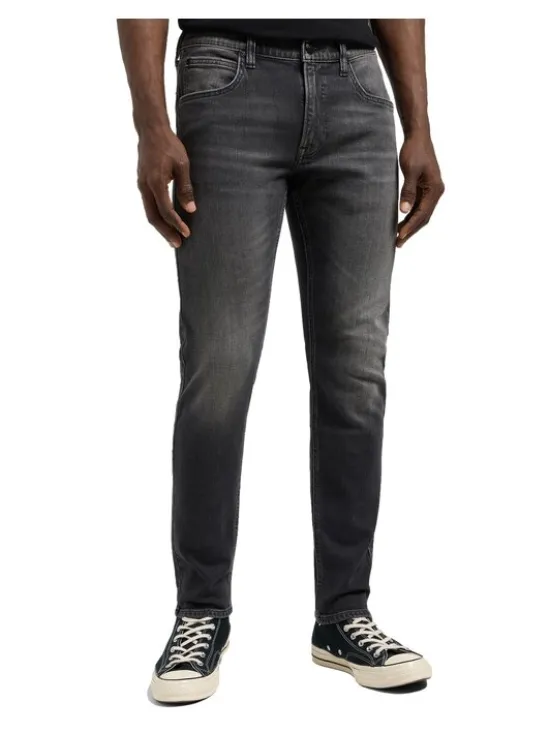Lee Jeansy 112370585 Szary Slim Fit