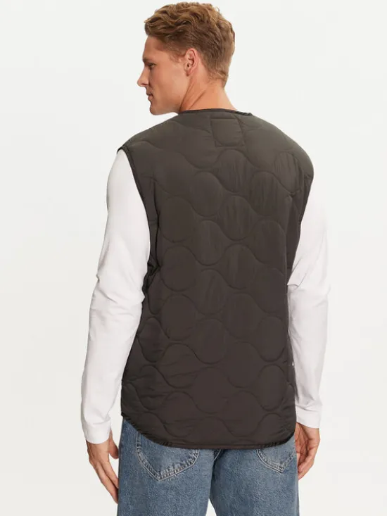 Lee Kamizelka 112341650 Czarny Regular Fit