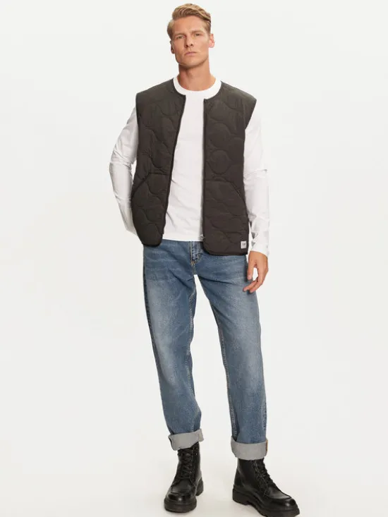 Lee Kamizelka 112341650 Czarny Regular Fit