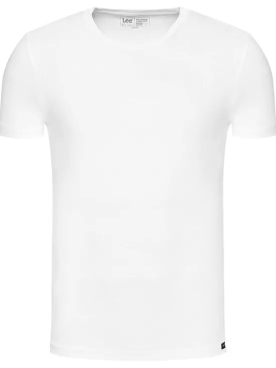 Lee Komplet t-shirtów L680CM12 112117015 Biały Regular Fit