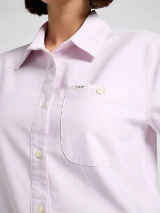 Lee Koszula ALL PURPOSE SHIRT Różowy Regular Fit
