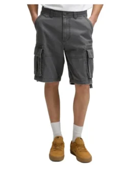 Lee Szorty materiałowe Sierra Short Szary Cargo Fit