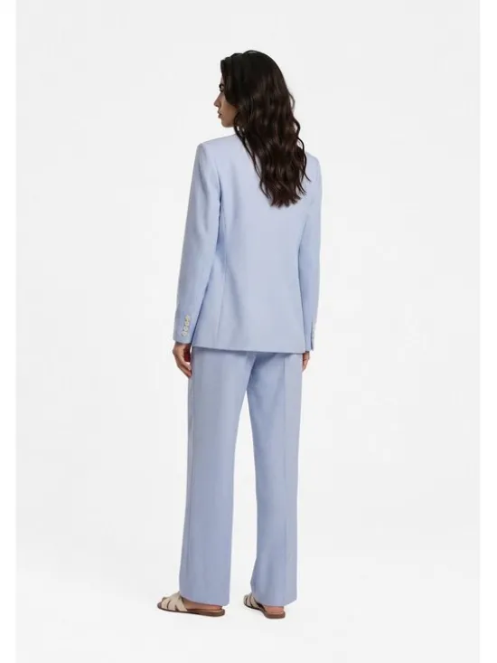 LE POSSÉ Marynarka MZMT Niebieski jasny Tailored Fit