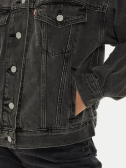 Levi's® Kurtka jeansowa 90's A1743-0000 Czarny Relaxed Fit