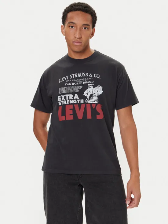 Levi's® T-Shirt 87373-0224 Czarny Relaxed Fit
