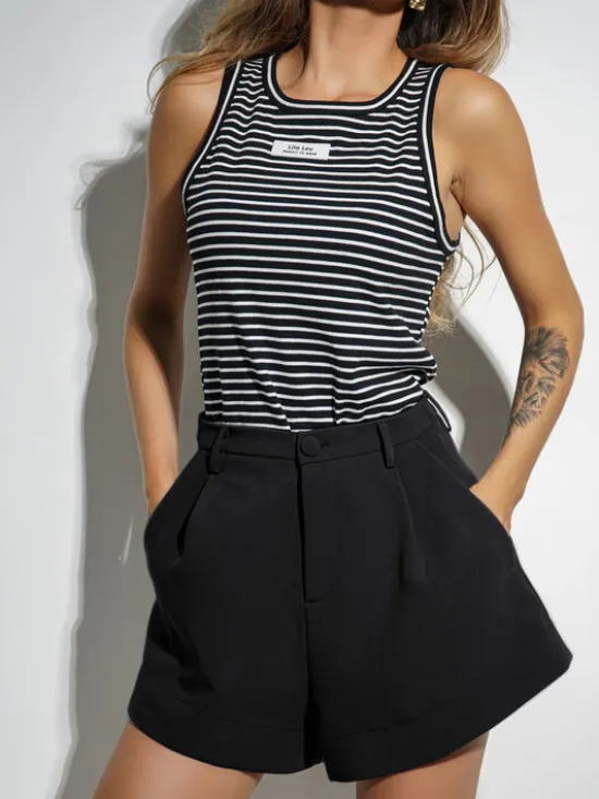 LilaLou Garnitur Garda Czarny Regular Fit
