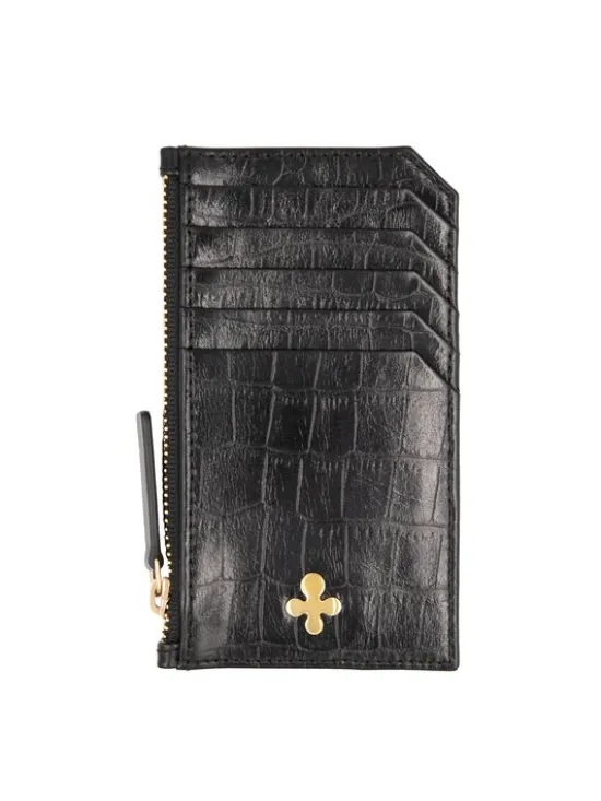 Lilou Etui na karty kredytowe 01361 Czarny