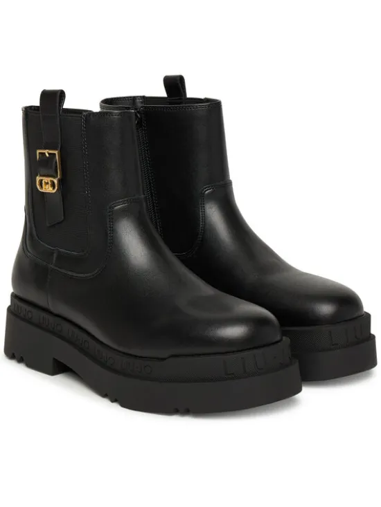 Liu Jo Botki Love 63 SF5067 P0102 Czarny