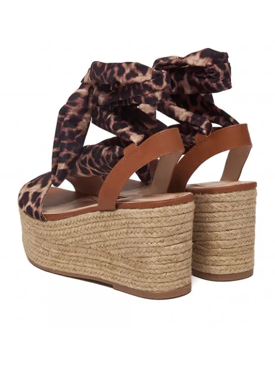 Liu Jo Espadryle Bali 03 SA6087 TX133 Brązowy