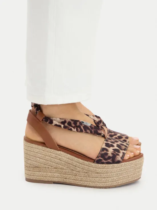 Liu Jo Espadryle Bali 03 SA6087 TX133 Brązowy