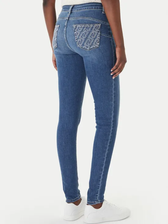 Liu Jo Jeansy UA6013 D0305 Granatowy Slim Fit