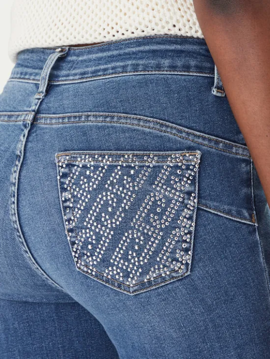 Liu Jo Jeansy UA6013 D0305 Granatowy Slim Fit