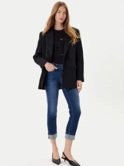 Liu Jo Jeansy UF5006 D4615 Granatowy Regular Fit