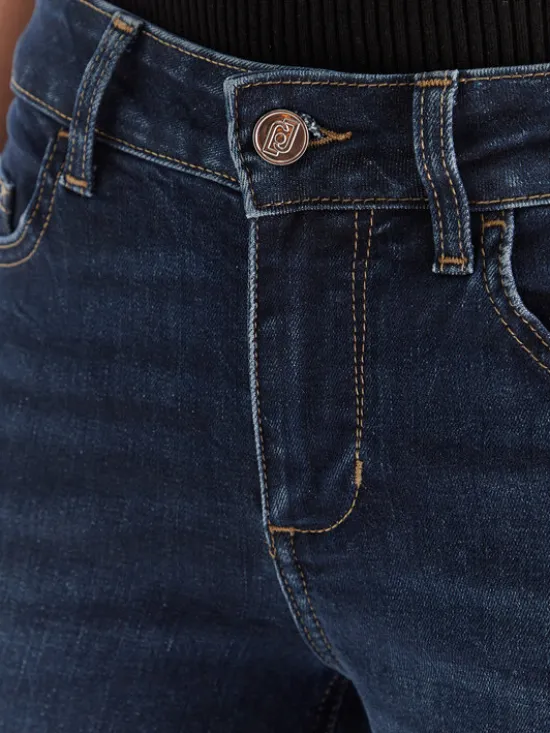 Liu Jo Jeansy UF5006 D4797 Granatowy Slim Fit