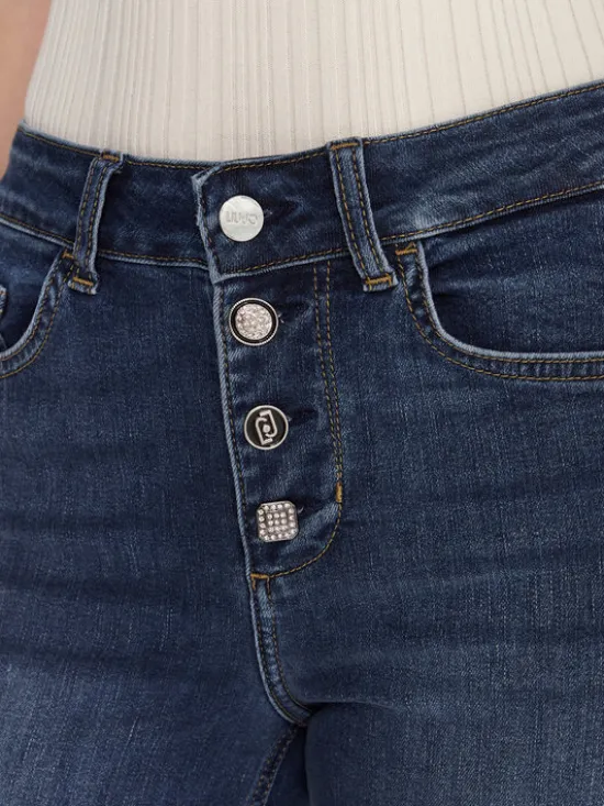 Liu Jo Jeansy UF5040 D4615 Niebieski Bottom Up Fit