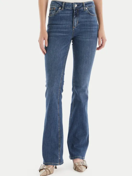 Liu Jo Jeansy UF5015 D0236 Niebieski Bootcut Fit