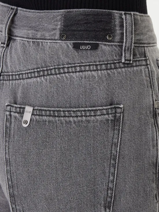 Liu Jo Jeansy UF5284 DS048 Szary Baggy Fit