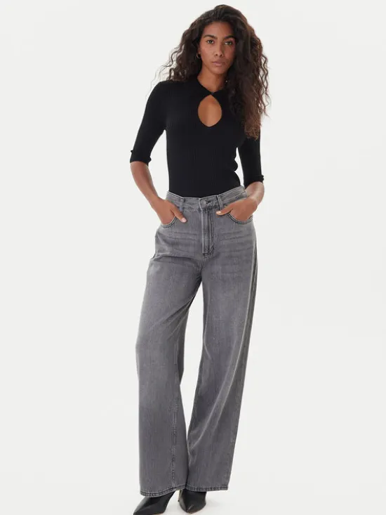 Liu Jo Jeansy UF5284 DS048 Szary Baggy Fit
