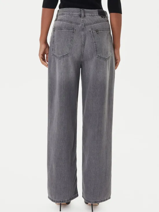 Liu Jo Jeansy UF5284 DS048 Szary Baggy Fit