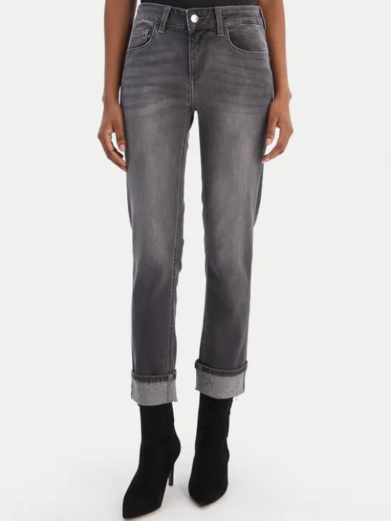 Liu Jo Jeansy UF5006 D4615 Szary Regular Fit