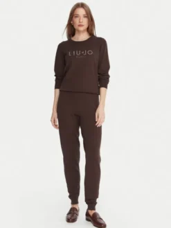 Liu Jo Sweter TF5248 MS63L Brązowy Regular Fit