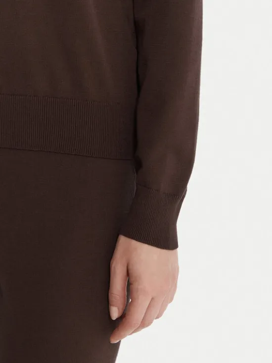 Liu Jo Sweter TF5248 MS63L Brązowy Regular Fit