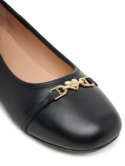 LOVE MOSCHINO Baleriny JA11081G1NIE000038 Czarny
