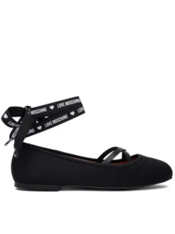 LOVE MOSCHINO Baleriny JA11141G1PIM0000 Czarny