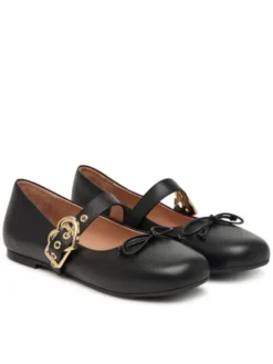LOVE MOSCHINO Baleriny JA11091G1PIE0000 Czarny