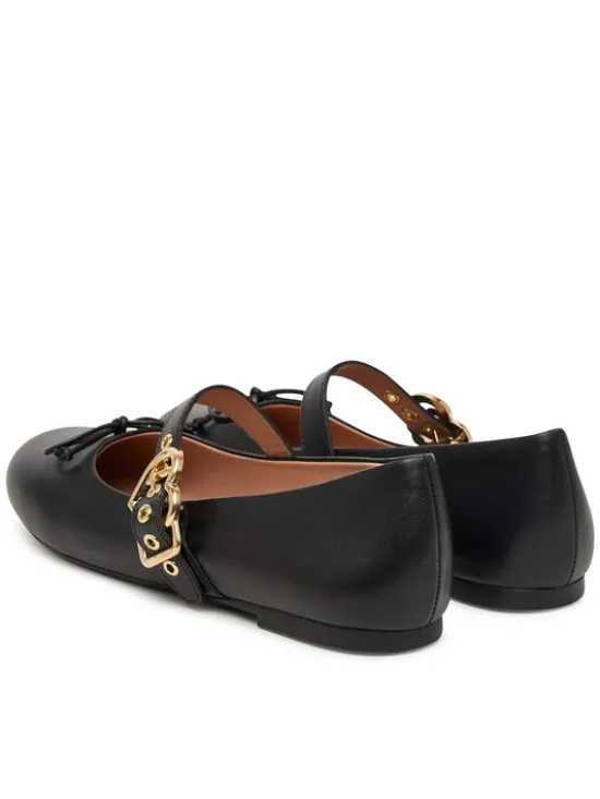 LOVE MOSCHINO Baleriny JA11091G1PIE0000 Czarny