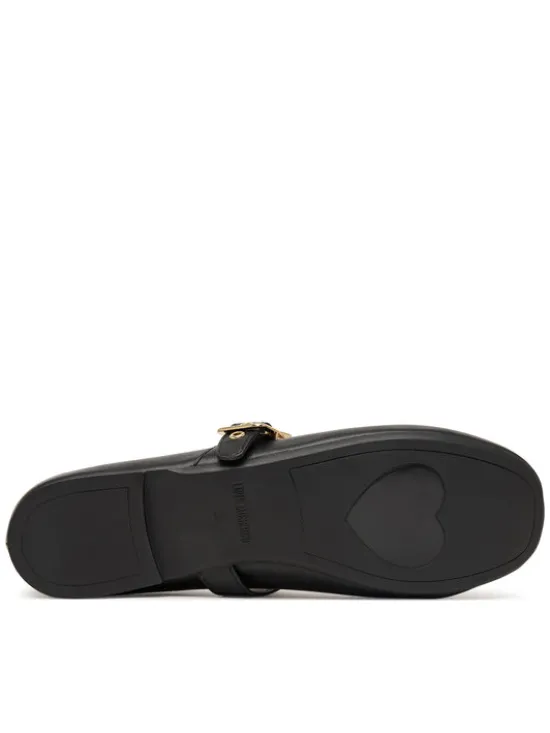 LOVE MOSCHINO Baleriny JA11091G1PIE0000 Czarny