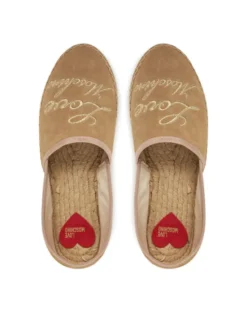 LOVE MOSCHINO Espadryle JA10272G0MIG0104 Beżowy