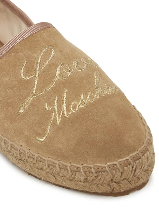 LOVE MOSCHINO Espadryle JA10272G0MIG0104 Beżowy