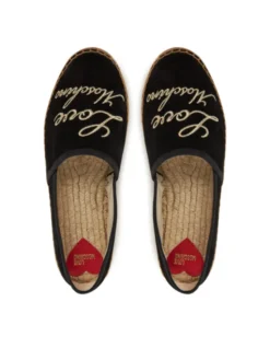LOVE MOSCHINO Espadryle JA10272G0MIG0000 Czarny