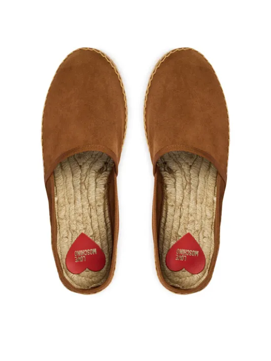 LOVE MOSCHINO Espadryle JA10572G0OIG5200 Brązowy
