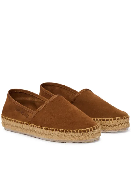 LOVE MOSCHINO Espadryle JA10572G0OIG5200 Brązowy