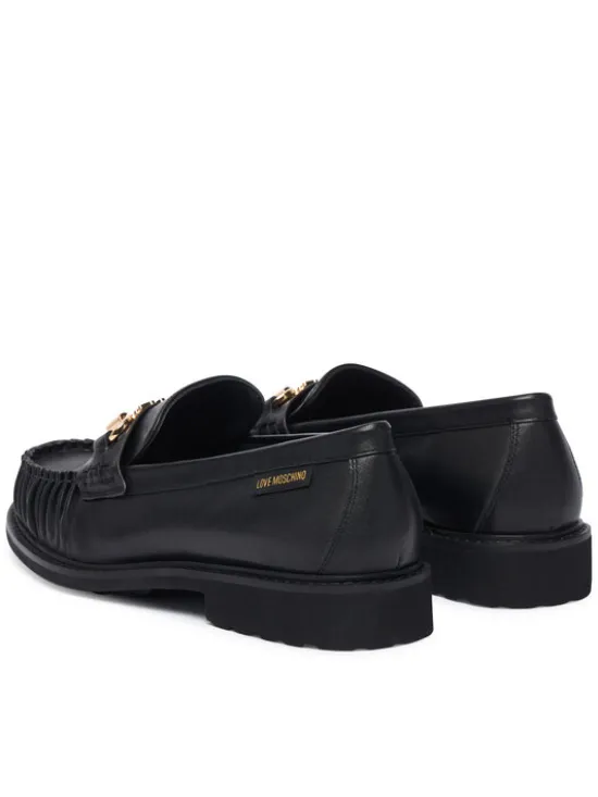 LOVE MOSCHINO Mokasyny JA10063G1PIA0000 Czarny