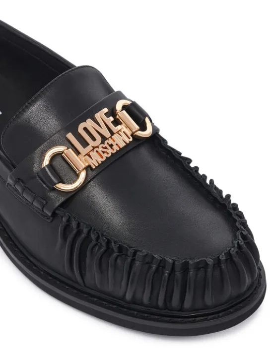 LOVE MOSCHINO Mokasyny JA10063G1PIA0000 Czarny