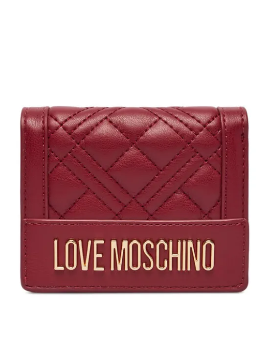 LOVE MOSCHINO Portfel JC5601PP1PLA0552 Bordowy
